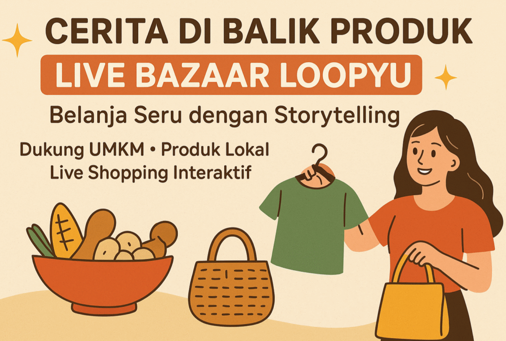 cerita di balik produk live bazaar loopyu
